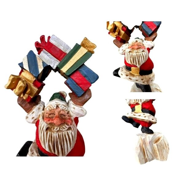 VTG David Frykman Collection Christmas 1995 Santa Juggling Presents Gift… - Picture 3 of 12